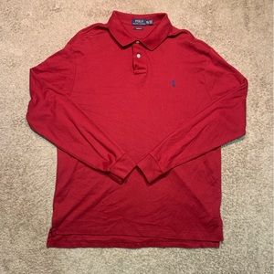 Polo Ralph Lauren red long sleeve polo shirt XXL